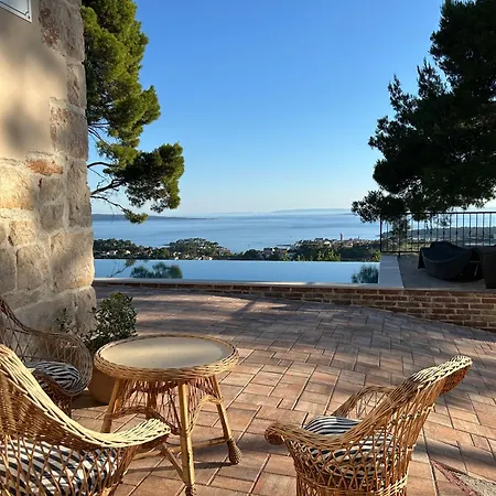 House Pantovcak, Secluded Stone House With Heated Pool And Unique View