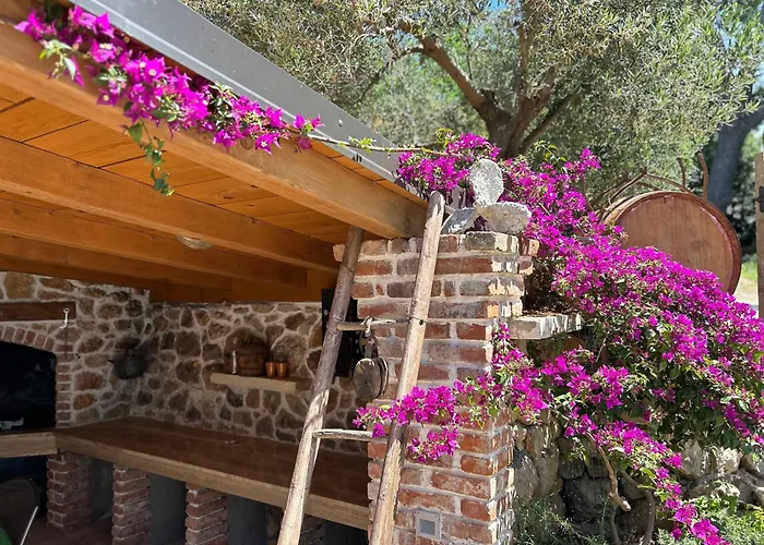 House Pantovcak, Secluded Stone House With Heated Pool And Unique View Rab Town