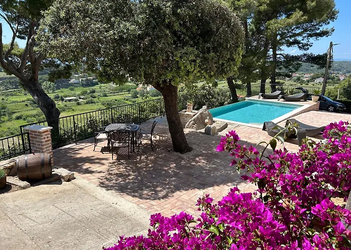 House Pantovcak, Secluded Stone House With Heated Pool And Unique View Rab Town
