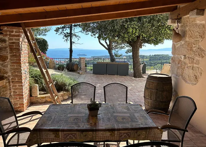 House Pantovcak, Secluded Stone House With Heated Pool And Unique View Gasthof 4*