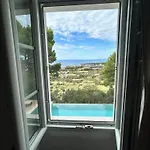 House Pantovcak, Secluded Stone House With Heated Pool And Unique View Rab Town